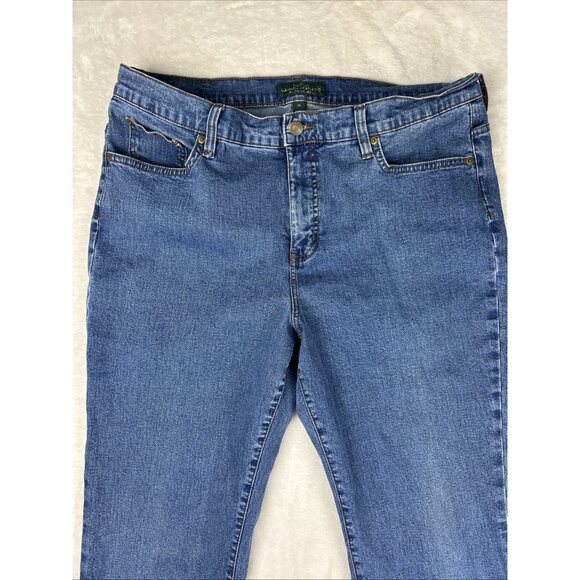 Lauren Ralph Lauren Blue Boot Cut Jeans - Picture 2 of 9